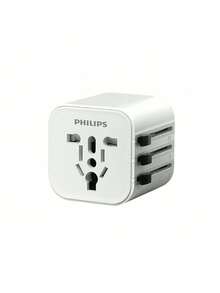 PHILIPS SPB1013B/93 International Travel Adapter - A Must-Have For Travelers, This Portable Travel Accessory Is Compatible With Multiple Countries And Regions. Convenient And Portable, Perfect For Studying Abroad Or Traveling Overseas. Available In Multiple Colors.