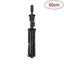 Professional 3-Height Wig Mannequin Head Stand (50/110/160cm), Black