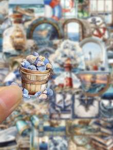 SCXXBSW 50 ملصق شفاف مسلي للملاحة مناسب لأغراض مثل الكتيبات وأغلفة الهواتف والأجهزة المحمولة والحقائب والثلاجات وغيرها