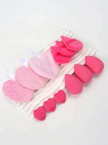 12pcs Reusable Double-Sided Makeup Remover Pads, Gentle Cleansing For Removing Heavy Makeup, Suitable For Mixing BB Cream, Foundation, Powder, Concealer, Blush, Eyeshadow To Create A Flawless Complexion, Expands When Wet, Latex-Free, Suitable For All Skin Types,Cheap,Stocking Stuffers,Makeup,Makeup Tools,Cheap Stuff,Gifts,Gifts For Women,Christmas Gifts - Multicolor - View 8