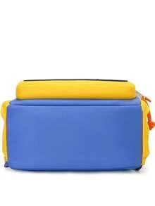 Cartoon Excavator Backpack, New Back To School Lightweight Unisex Student Backpack - Multicolor - View 5