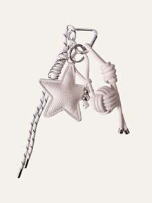 1件夏季手工DIY钥匙扣挂绳钥匙扣吊坠链包包饰品派对小礼物，派对钥匙扣礼品套装 - 彩色 - 查看 12