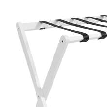 White Luggage Rack, 2 Pack Luggage Rack For Guest Room, Folding Luggage Rack - White - View 8
