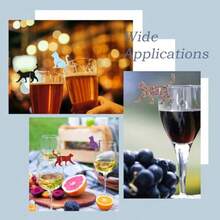 DKitBeads 32Pcs Cat Drink Markers Acrylic Wine Glass Charms Kitten Animal Label Mug Cup Drink Tags For Birthday Wedding Tasting Party Decor - như hình ảnh - Xem 7