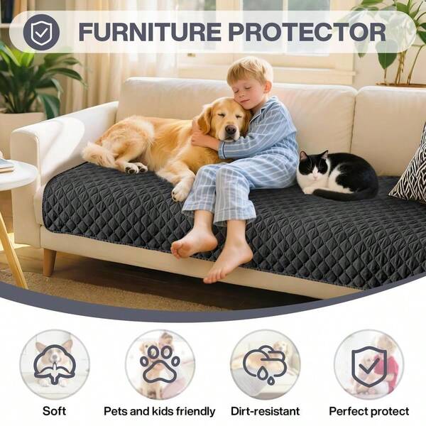Dog Blanket, Tear-Resistant Waterproof Couch Covers, Pet Blanket With Non-Slip Back Pad, Machine Washable Sofa ...