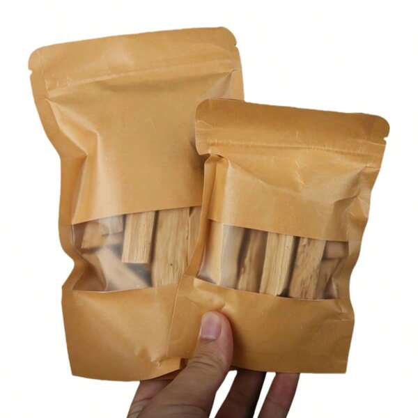 30g Bastoncini di incenso Palo Santo - Sacchetto di carta kraft di alta qualità, per purificazione, rilassamento dell'umore, sollievo dalla stanchezza, decorazione della casa, regali per le vacanze (giugno, Pasqua, laurea, 4 luglio), artigianato