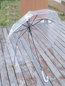 Ô dù trong suốt kiểu dáng đẹp với tay cầm dài - Chống thấm nước, mở bằng tay, độ bền 8 nan, lựa chọn mùa xuân hè, quà tặng cho phù dâu, trang trí phòng ngủ, trang trí phòng ngủ, bãi biển, du lịch, dành cho nam, dành cho nữ, kỳ nghỉ, Ngày Quốc tế Phụ nữ, đồ dùng cần thiết khi đi du lịch, quà cưới, Y2K, phòng ngủ, phụ kiện xe hơi dành cho nữ, trang trí nhà bếp, đồ dễ thương - Nhiều màu - Xem 8