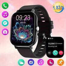 New Smart Watch With Full Touchscreen, Calling & Messaging Functions, Multi-Functional Fitness Watch With Alarm, Calculator, Calendar, Weather