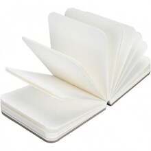 Cuaderno de Bocetos de Acuarela de 30 Hojas, Diario de Acuarela Pequeño Portátil, Cuaderno de Bocetos de Acuarela para Pintura, Dibujo, Medios Mixtos, Acrílico, Papel de Arte - Azul - Ver 9