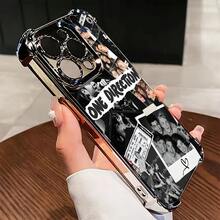 Funda para teléfono compatible con la banda O- para modelos de for  17, 16E, 16, 15, 14, 13, 12, 11 Mini, Pro, Max, Air, X, XR, XSMAX, 8, 7 Plus, con una cubierta trasera suave transparente anti-caídas. - Negro - Ver 3