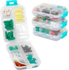 Medicine Boxes & Jars & Chests - Blue and Translucent - View 9