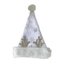 Family Santa Claus Hat, Women Antlers Christmas Cap For Christmas Party, Santa Cosplay Costume - Gold - View 6