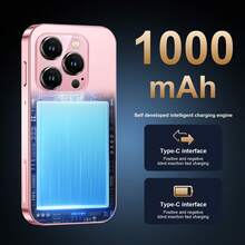 SOYES Regalo Sorpresa de Navidad, Mini Smartphone 3G Desbloqueado Teléfono Mini Teléfono Inteligente para Niños Pantalla Táctil HD de 3.0'' El Teléfono Más Pequeño del Mundo Batería de 1000mAh Dual SIM Slots Face ID Teléfono de Bolsillo para Niños 2GB+16GB Mejor Teléfono de Respaldo - Rosa - Ver 3