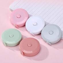 1-Piece Extendable Tape Measure, 60 Inch 1.5-Meter Double-Sided Flexible Tape Measure, Used For Body Measurement, Fabric Tailoring, And Other Craft Applications - 藍色 - 查看 3