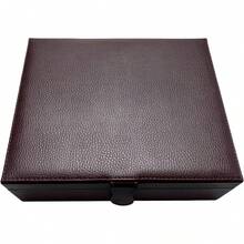 Watch Boxes - 12 ساعة مغلقة، باللون الأسود - مشاهدة 6