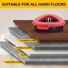 [Household Necessities]Scrub Brush For O Cedar RinseClean 2 Ank Sysem Scrubber Mop  Replacemens Hard Brisle Cleaning Brush For Shoer Floor Ub Kichen No Fi Easyring 1-Ank - Đỏ - Xem 7