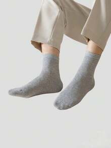 10 Pairs Unisex Disposable Compressed Mid-Calf Socks, Hygienic No-Wash Socks For Travel, Camping - Multicolor - View 9