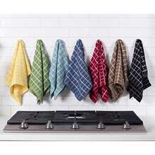 Ritz 100% Cotton Terry Kitchen Dish Towels, Highly Absorbent, 25" x 15", 3-Pack, Black(Azul Federal Paquete de 3 toallas de cocina) - Multicolor - Ver 8