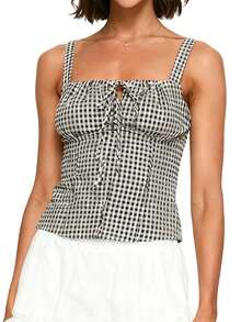 Women Tank Tops & Camis - Black - View 7