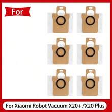 قطع غيار وملحقات لجهاز تنظيف الأرضيات الروبوتي X20+ / X20 Plus، فرش جانبية رئيسية، فلاتر HEPA، وسادات المسح، أكياس الغبار