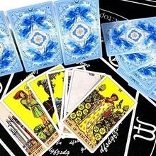 78 cartas Baraja de Tarot Smith-Waite con mariposas azules, juego de adivinación - Multicolor - Ver 4