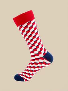 5 Paar karierte Socken in Knöchelhöhe, bunte Socken, fröhliche Socken, lässige Socken in Knöchelhöhe für Herbst/Winter