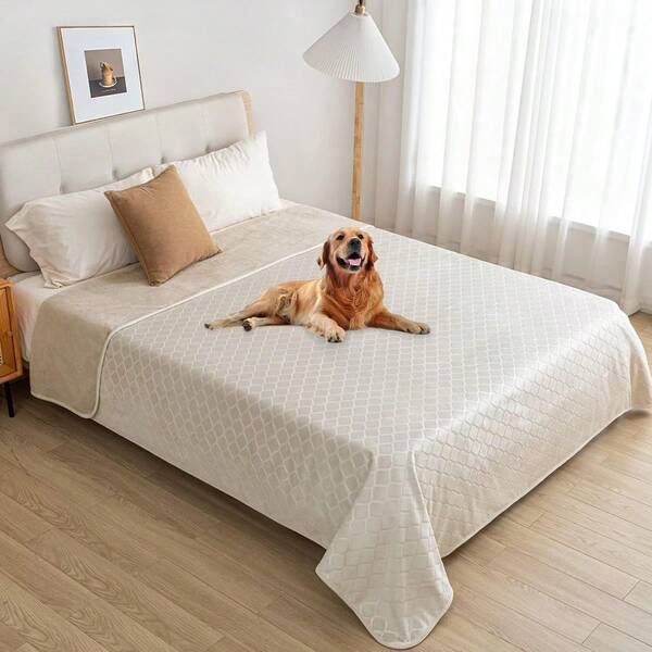 Waterproof Dog Blanket Bed Cover Dog Crystal Velvet Moroccan Fuzzy Cozy Plush Pet Blanket Throw Blanket For Couch...