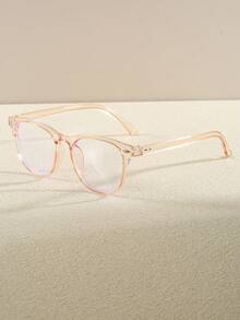 1副女士椭圆形日常休闲时尚无度数眼镜 - 彩色 - 查看 5