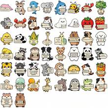 50pcs Motivational Emotional Animal Stickers, Decorative For Water Bottles, Phone Cases, Skateboards, Notebooks, DIY - Multicolor - View 4