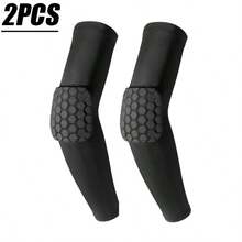 2pcs Sports Arm Sleeves & Elbow Pads, Breathable And Non-Slip Design, Elastic Support Sleeve, Suitable For Basketball, Soccer, Cycling, Football, Tennis, Unisex Arm Compression Sleeve - Multicolor - View 14