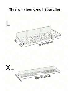 1个亚克力水龙头收纳架 - 节省空间的浴室水槽悬挂式储物架 | 带排水孔的壁挂式肥皂牙刷架 | 防水防锈 - 非常适合小型浴室、房车和宿舍 | 现代时尚设计 - 保持台面整洁！ - 彩色 - 查看 2