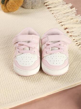 New Soft Bottom Anti-Slip Durable Toddler Shoes, Hook And Loop Design Casual Sneakers For Babies & Infants, Suitable For Spring & Autumn