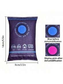 1/2pcs Reusable Silicone Dehumidifier Bags - Effectively Dehumidify, Absorb Moisture, Prevent Dampness, Reduce Humidity, Eliminate Condensation - Prevent Car Or Home From Dampness, Keep Dry, Also Suitable For Storing Precision Equipment - Desiccant - Home Decor - Bathroom Dehumidifier, Spring Summer Picks, Brides Maid Gifts, Room, Bedroom Decor, Bedroom Decor, Beach, Travel, For Men, For Women, Vacation,Women's Day,Travel Essentials,Wedding Favours,Y2k,Bedroom,Car Accessories Women,Kitchen Deccor,Cute Stuff - Multicolor - View 5