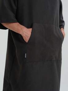 1 Piece Surf Poncho Changing Robe With Hood,Wearable Beach Towel Sand Free And Compact Easy To Carry,Quick Dry Suede Material Changing Towel With Pocket For Surfing Swimming Pool Outdoor Men And Women - Multicolor - View 13