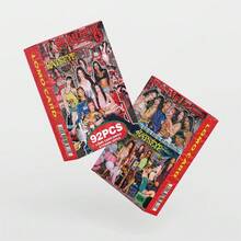 92张KATSEYE小卡套装 | Gabriella、Lana、Sofia、Manon和May的LOMO迷你卡片和贴纸 | 高清双面K-POP偶像粉丝收藏系列，最新专辑《TOXIC》和《Born To Shine》系列，剪贴簿和日记装饰，流行音乐周边 - 彩色 - 查看 7