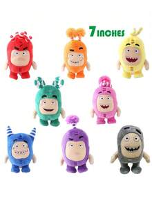 1pc Small 7" Plush Doll Figurine, Holiday Gift - Multicolor - View 4