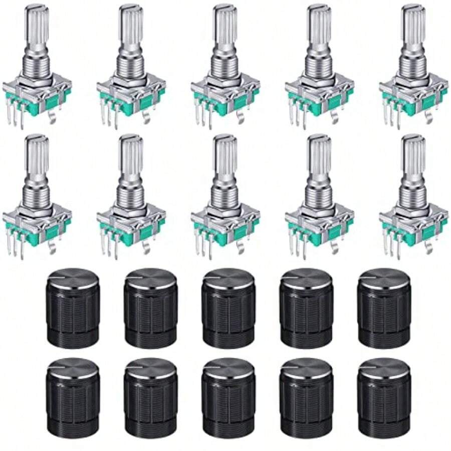 WSNB 10 Pcs 360 Ree Ry Encoder Code Sw Digital Potentiometer Wit Pus ...