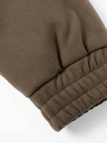 Men's Jacket, Autumn/Winter Wool Windbreaker Solid Color Jacket, Fashion Lapel Patchwork Artistic Motorcycle Jacket