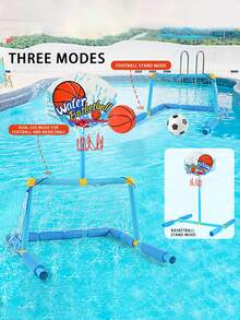 Water Basketball/Soccer Pool Shooting Game Parent-Child Interaction Summer Water Play Toy - Multicolor - View 5