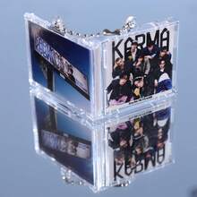 KPOP Mini Album Pendant NFC Box, Cor Tis K-Pop:Dem0n Hvnters KATSEYE Hearts2Hearts <KARMA> <Spaghetti> TWS 4th Mini Album CD Box, DVD Box, NFC CD Box, Star Fan Goods, DIY Commemorative Mini CD Pendant Keychain, Also Can Be Used As Decorative Desktop Ornament, Gift For Friends - Multicolor - View 10