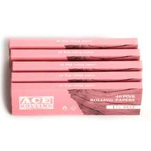 78毫米未漂白卫生纸，5卷/包，共200张，超薄半透明，慢燃，燃烧均匀，无异味 - 彩色 - 查看 10