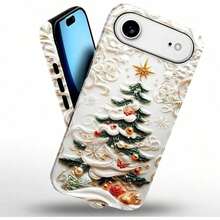 Funda protectora para teléfono con diseño de árbol, patrón de dibujos animados, resistente a golpes, fabricada en PC+TPU. Compatible con phone 17, 17 Pro, 17 Promax, 17, 16 Plus, 11, 12, 13, 14 y 15, así como con S25, S24, S23 y A55 de la serie A. Ideal para parejas y amigos en Halloween. - Multicolor - Ver 1