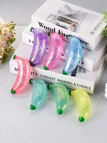 1 Đồ chơi bóp mềm hình quả chuối lấp lánh pha lê, đồ chơi bóp chậm đàn hồi, đồ chơi giảm căng thẳng, đồ chơi bóp mềm hình quả chuối, đồ chơi giảm stress vui nhộn, bong bóng có thể bơm vào, đồ chơi bóp giảm căng thẳng di động khi đi du lịch, đồ chơi bóp mềm, hoàn hảo cho mọi lứa tuổi, người tự kỷ, quà tặng lý tưởng cho kỳ nghỉ lễ. - Nhiều màu - Xem 3