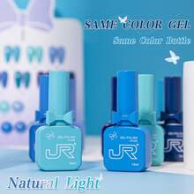 JR Set de 9 piezas de 15ml de esmalte de uñas en gel de colores, con botella y tapa con diseño de lazo para el Día de San Valentín, gel UV LED que se retira con remojo, regalo para las uñas de las niñas - Multicolor - Ver 5
