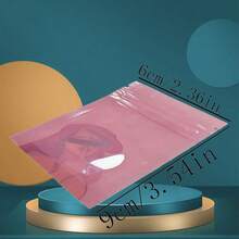 Smell Proof 1g Mylar Bag,100pcs Resealable Flat Zipper Bag,Mini Zip Lock Plastic Bags,Aluminum Foil Candy Gummies Packaging Pouch,Resealable Zipper Bags