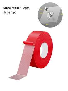 غراء أحمر نانو جديد، عالي اللزوجة، مقاوم للماء، لا يترك بقايا عند إزالته. مناسب لأي سطح، مثالي لتعليق الملصقات والصور والديكورات وشعارات السنة الجديدة وتعليق زينة السنة الجديدة دون ترك آثار