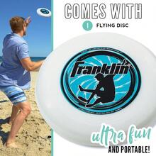 Disco Volador Sports - Disco Deportivo para Playa, Patio, Césped, Parque, Camping yás - Disco de 175 gramos - Blanco - Ver 12