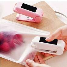 Mini Portable Snack Sealer Machine - Seal Freshness In, Keep Air Out, And Enjoy On-The-Go Convenience With Battery Powered Operation (Batteries Not Included, ≤36V Operating Voltage) - Multicolor - View 2