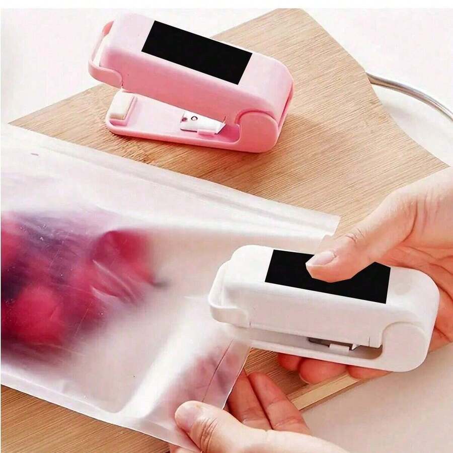 Mini Portable Snack Sealer Machine - Seal Freshness In, Keep Air Out, And Enjoy On-The-Go Convenience With Battery Powered Operation (Batteries Not Included, ≤36V Operating Voltage)