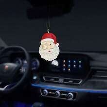 1 pezzo Decorazione auto carina, Ornamento natalizio da appendere per auto, Charm auto kawaii, Decorazioni natalizie per la casa, L'idea regalo migliore per i tuoi amici
